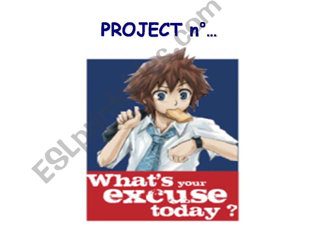 what´s your excuse today? powerpoint