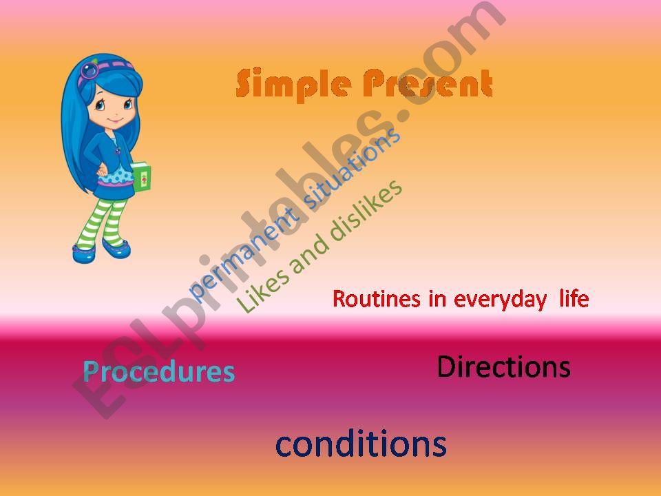 Simple Present powerpoint