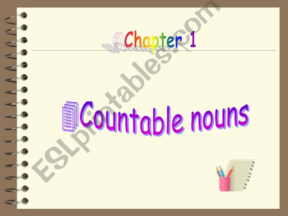 count & non-count nouns powerpoint