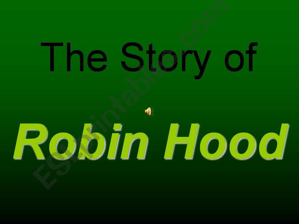 Robin Hood  powerpoint