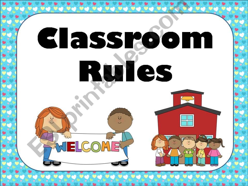 Classroom rules powerpoint