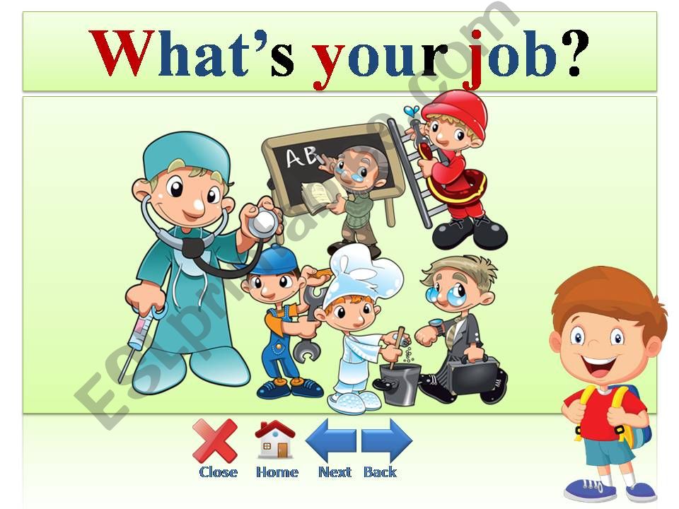 Whats your job? powerpoint