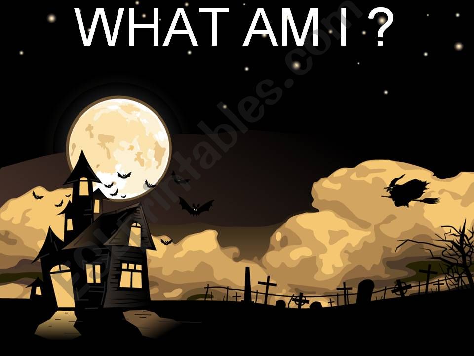 Halloween-what-am-I powerpoint