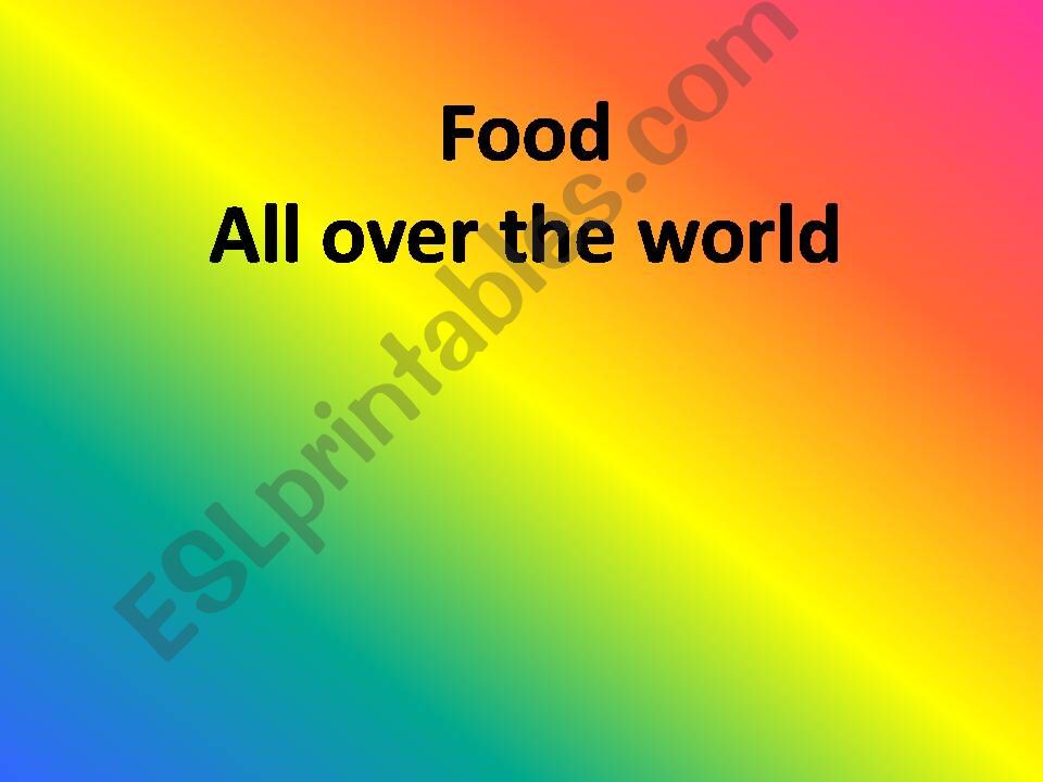 food presentation and memory game