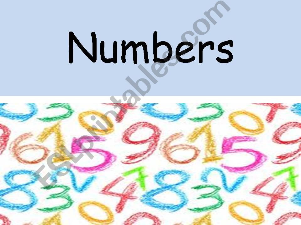 Numbers  powerpoint