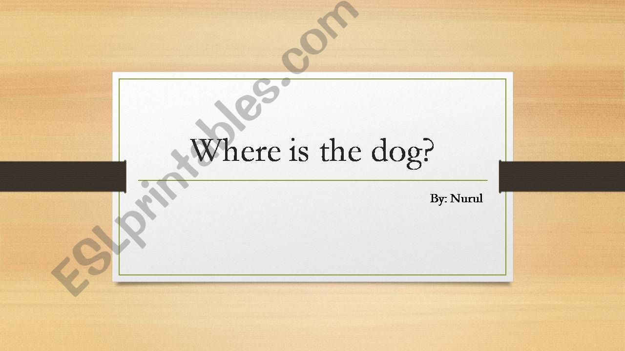 preposition of place powerpoint