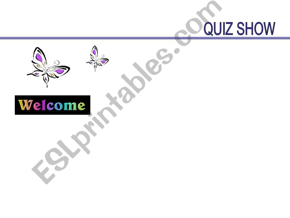 quiz show powerpoint