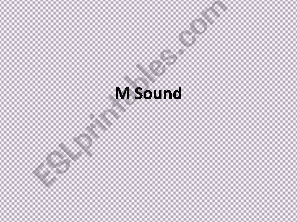 M sound powerpoint