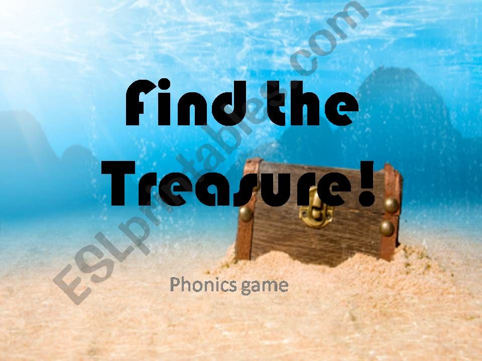 Find the Treasure! Phonics Blending game