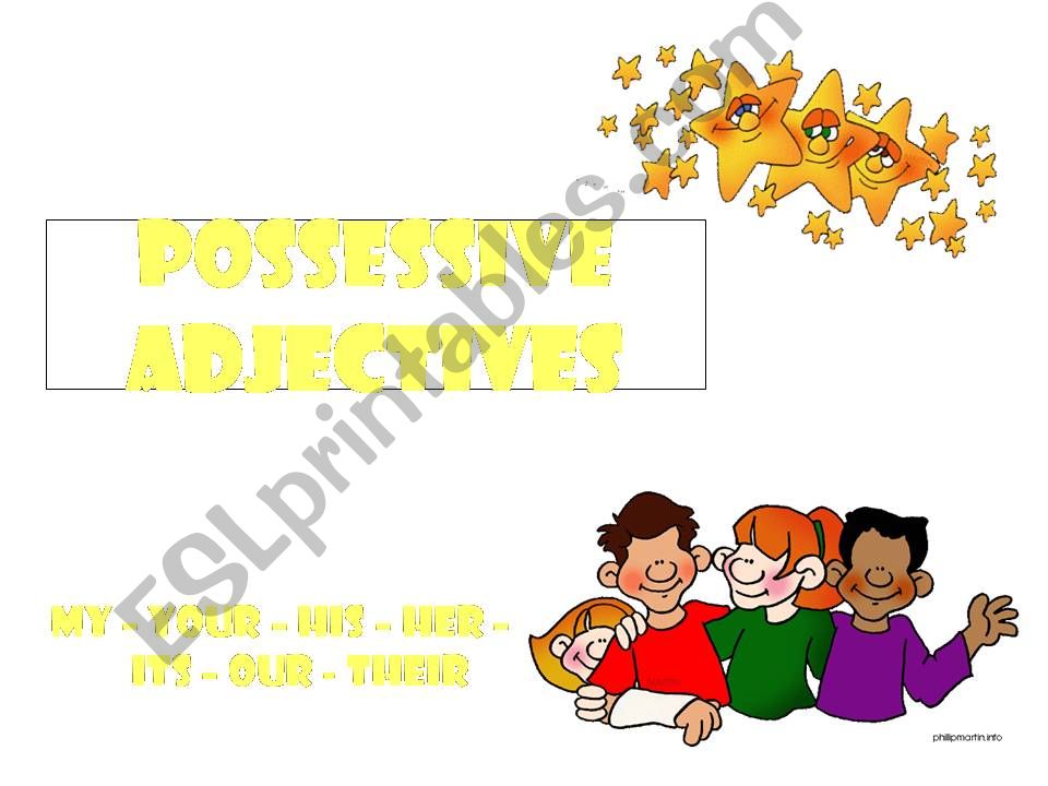 Possessive Adjectives powerpoint