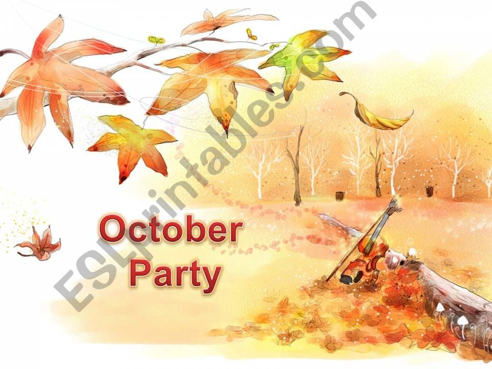 October Party powerpoint