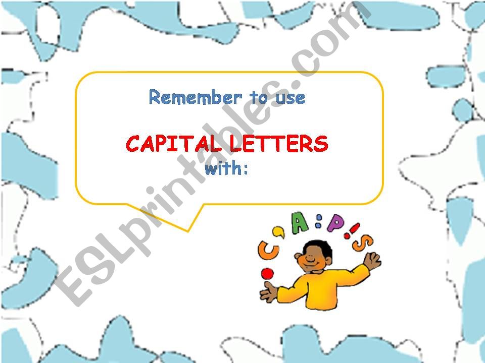 Capital Letters powerpoint