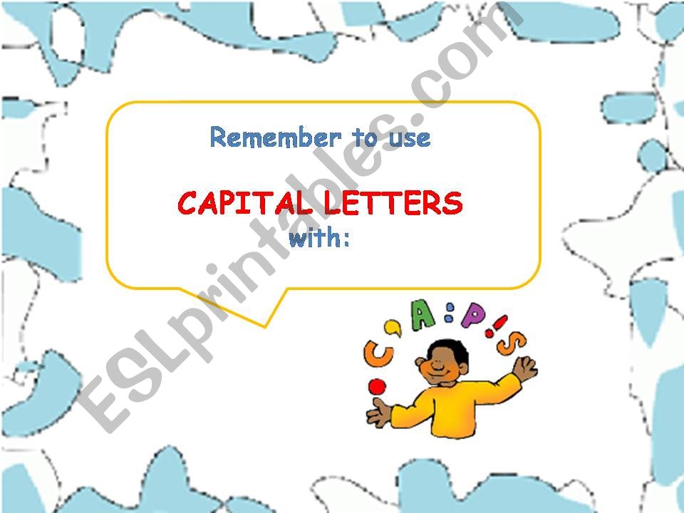 Capital Letters powerpoint