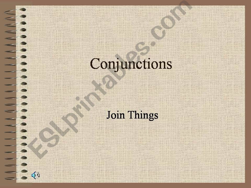 Conjunctions powerpoint
