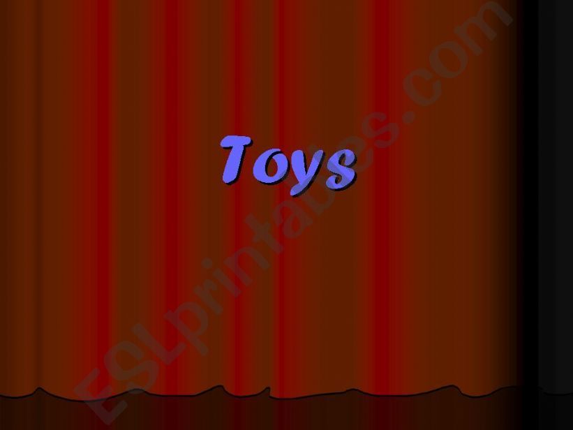 Toys powerpoint