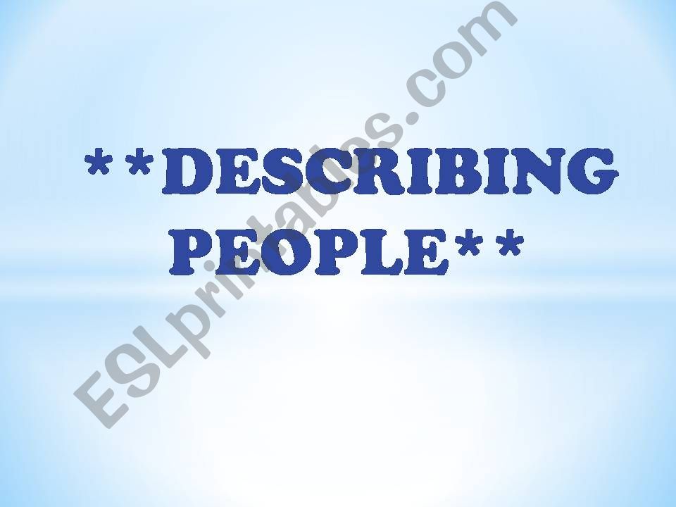 Physical description 