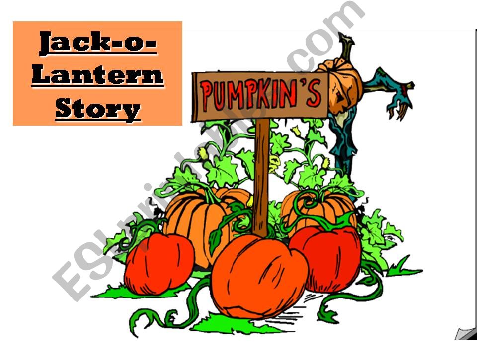 Jack o Lantern Story. Halloween