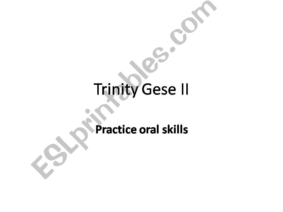 Trinity oral practice. Physical description, animals, prepositions and house vocabulary