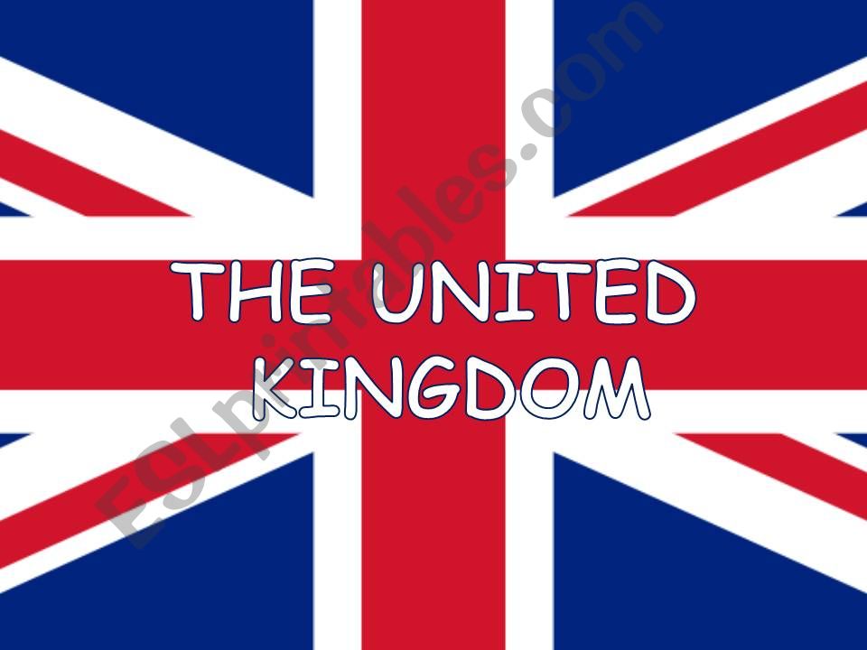 The United Kingdom - D.I.Y Map
