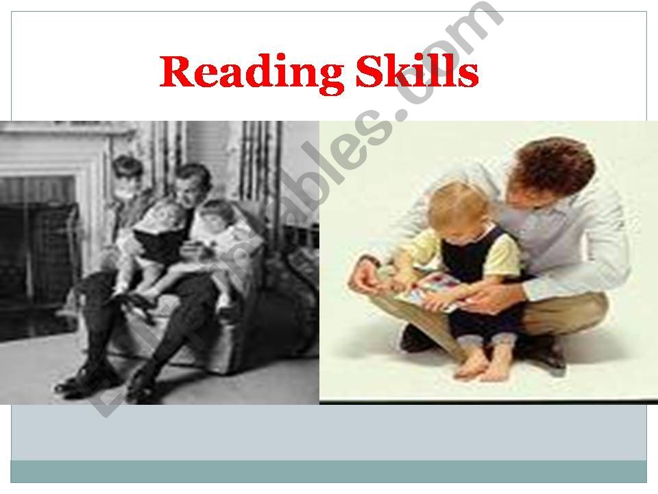 reading skills  powerpoint