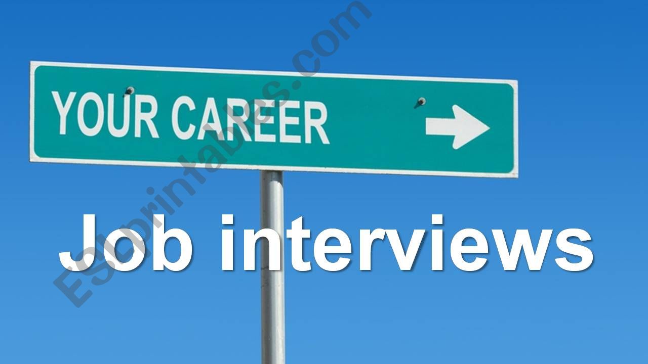 Job Interviews powerpoint