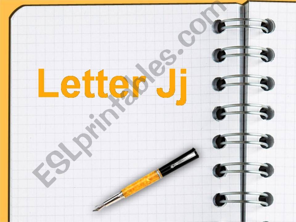 Letter Jj powerpoint