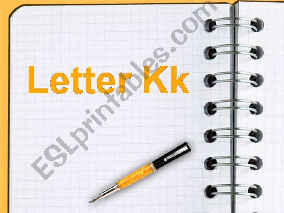 Letter Kk powerpoint