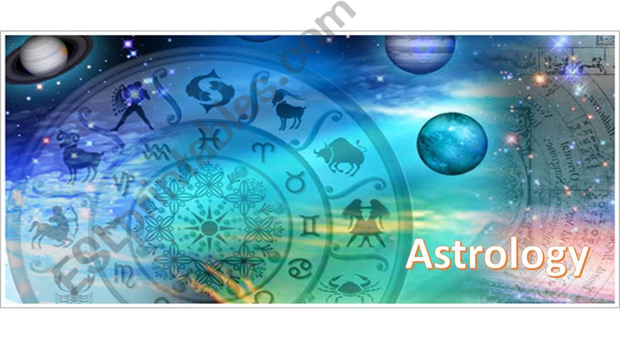 Zodiac Signs & Adjectives powerpoint