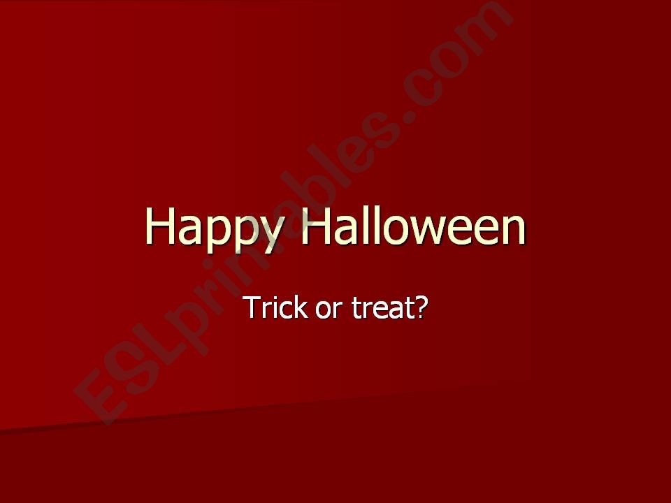 Halloween powerpoint