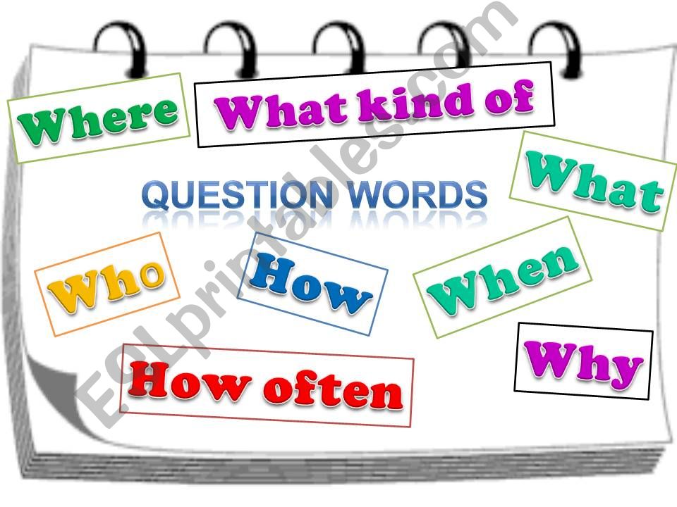 QUESTION WORDS. SIMPLE PRESENT.