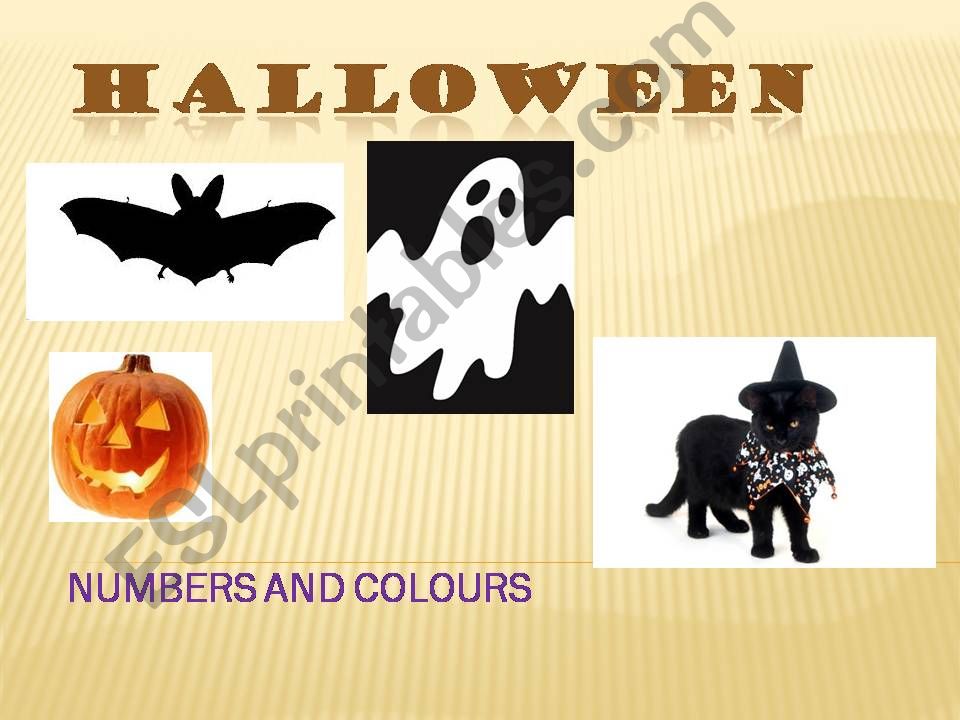 Halloween Counting powerpoint