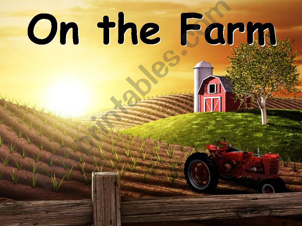 ON the Farm powerpoint