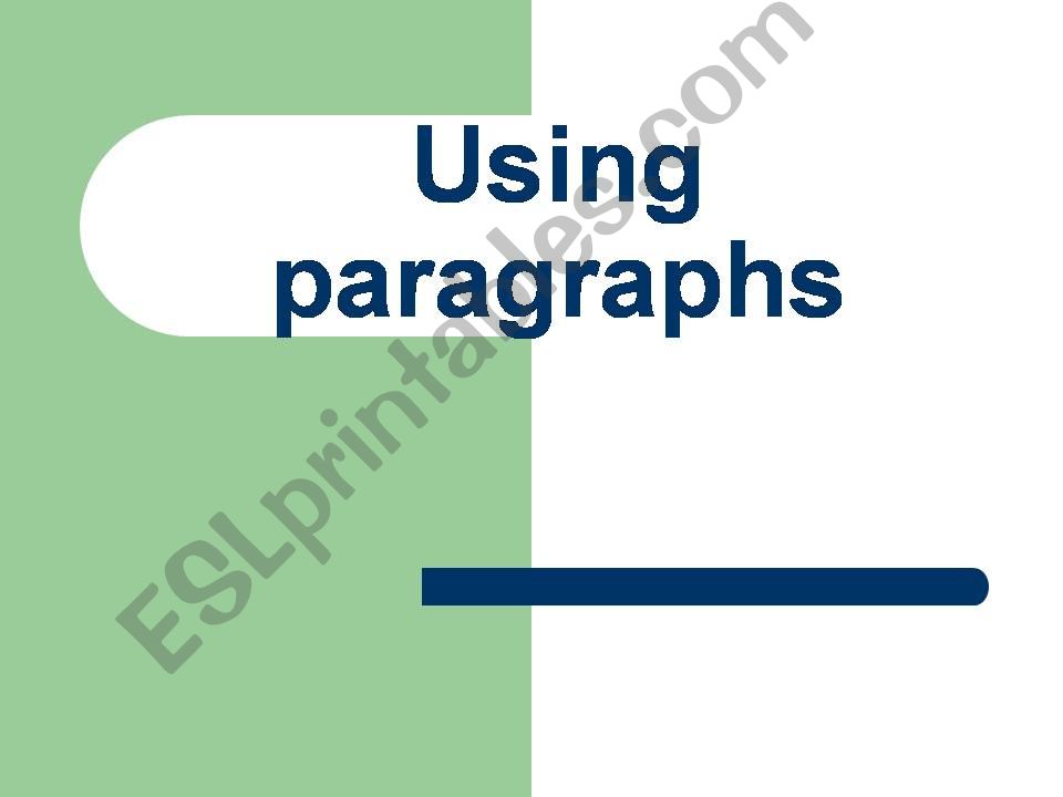 using paragraphs powerpoint