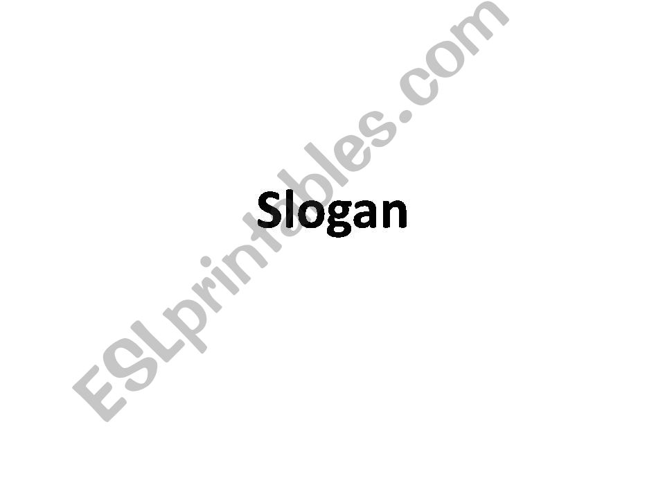 slogan powerpoint