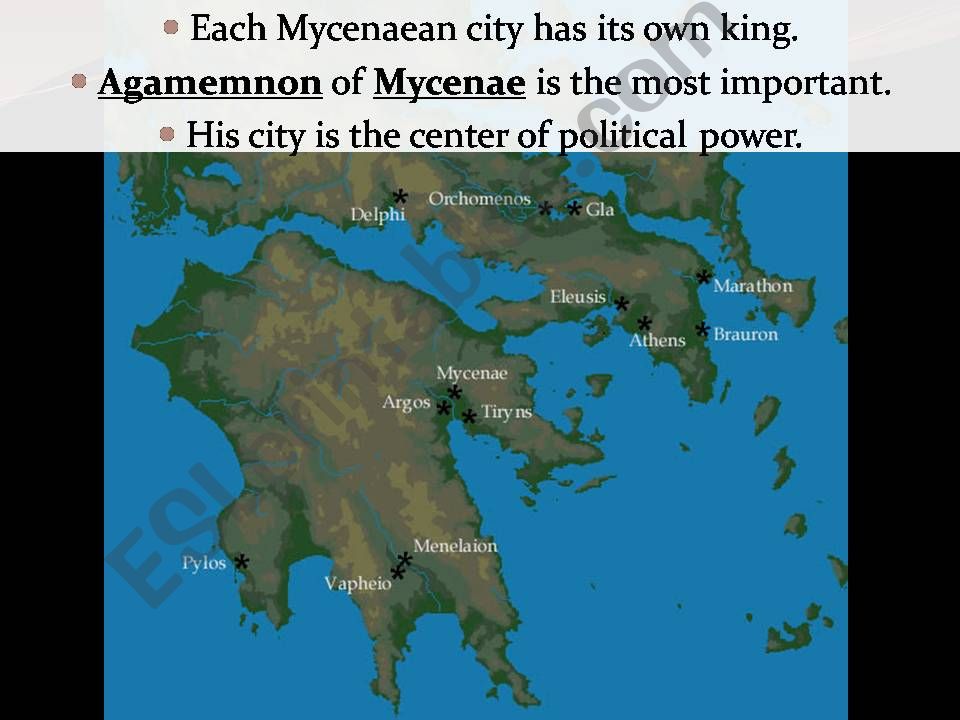 Mycenae & Troy powerpoint