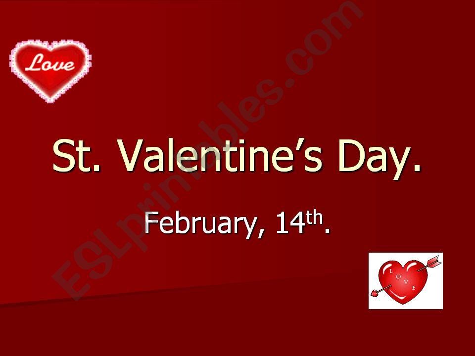 St. Valentines Day powerpoint