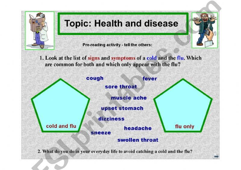 Health and Disease powerpoint