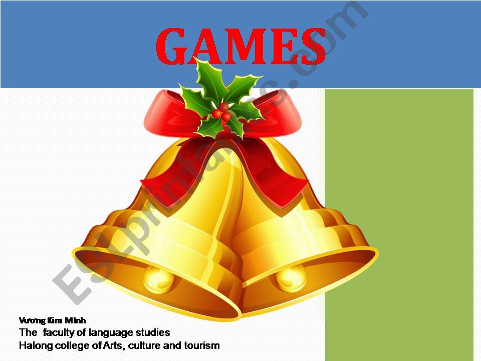 Game: GOLDEN BELL powerpoint