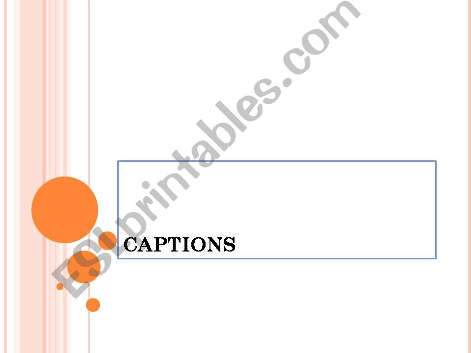 PHOTO CAPTIONS powerpoint