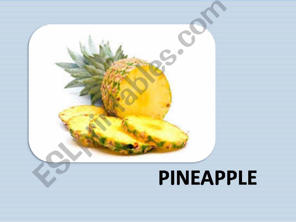 Fruits Vocabulary 2 powerpoint