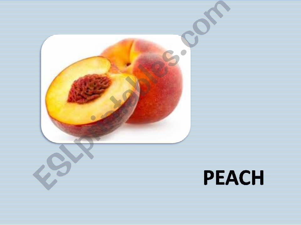 Fruits Vocabulary 6 powerpoint