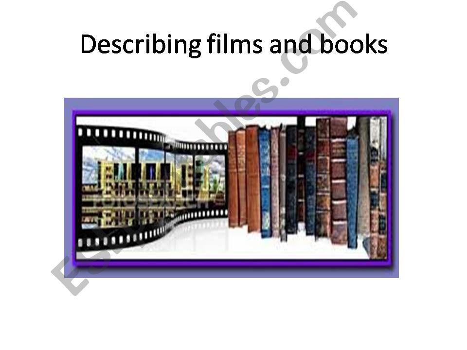 Describing films and books powerpoint