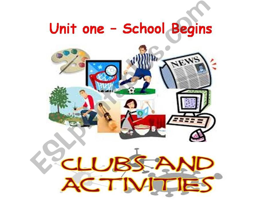 School Clubs powerpoint