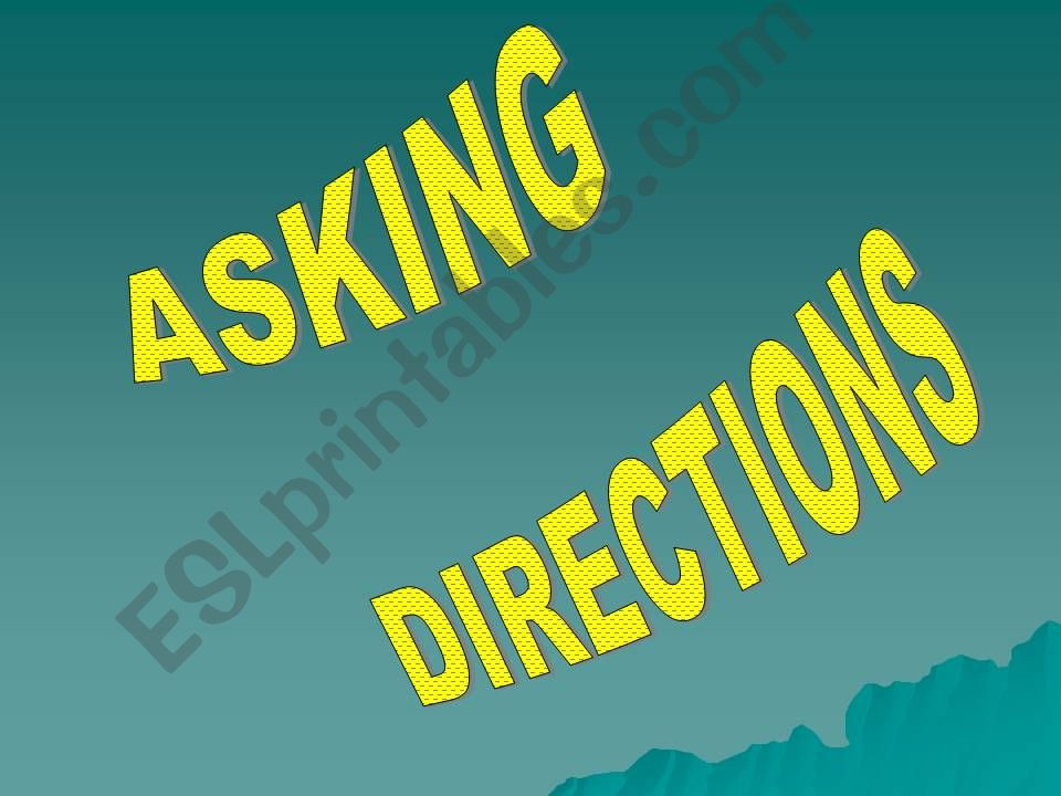 directions powerpoint