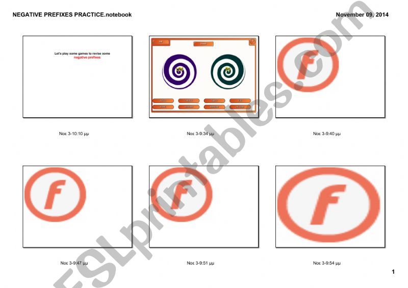  Negative Prefixes powerpoint