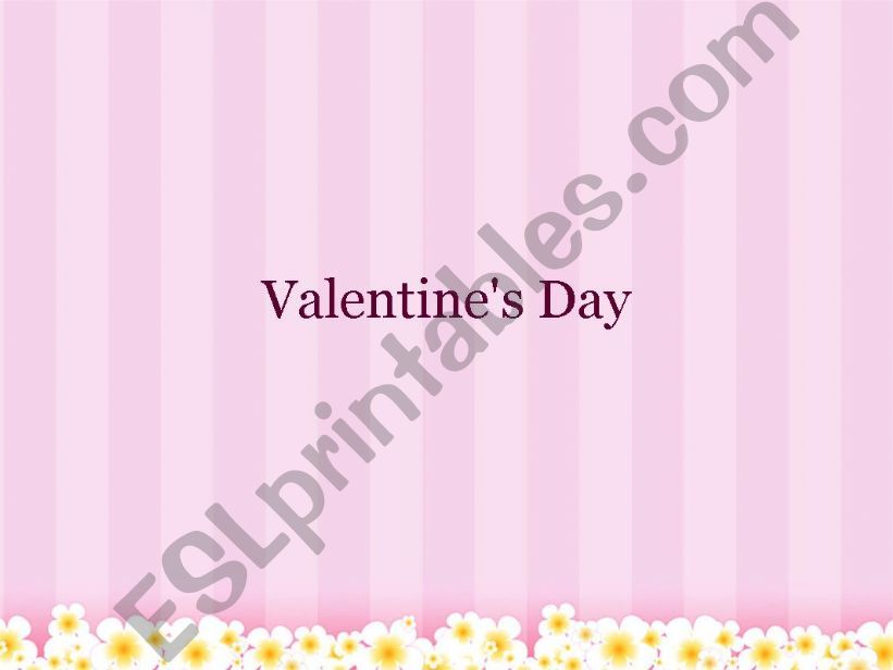 Valentine´s Day A powerpoint