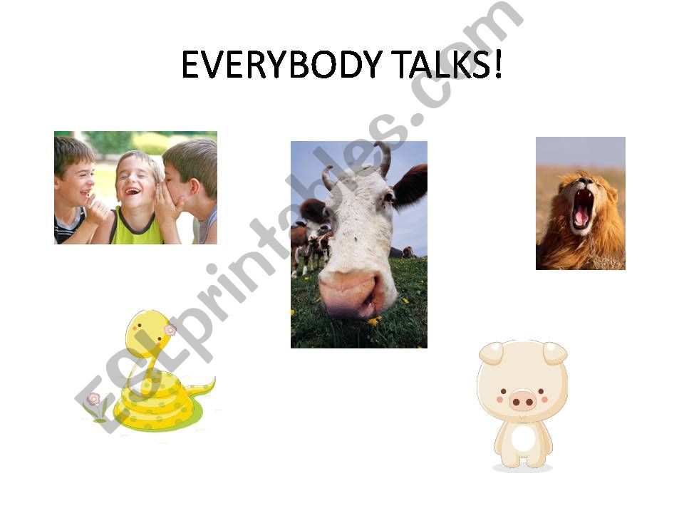 EVERYBODY TALKS (BASIC STORY FOR YOUNG STUDENTS)