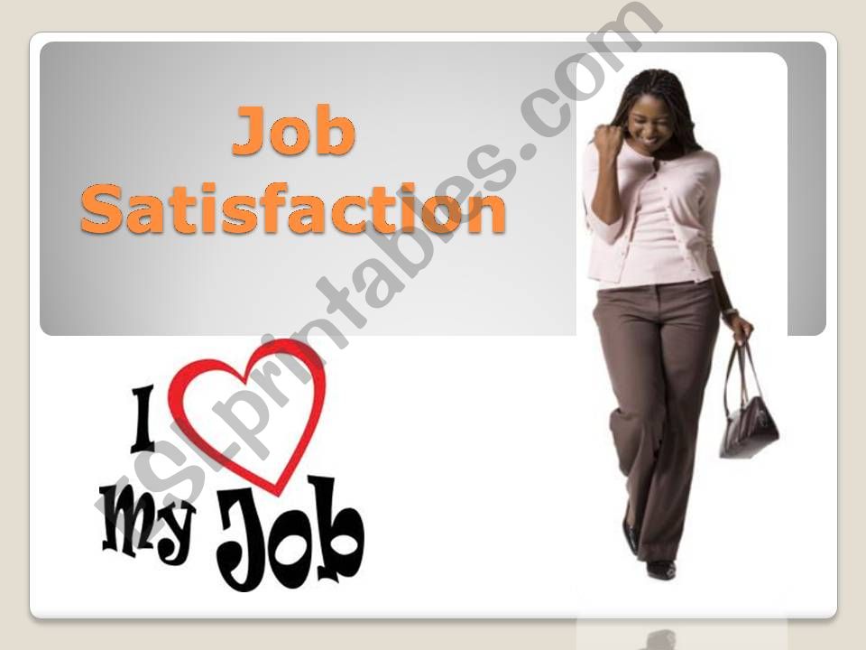 Job satisfaction powerpoint