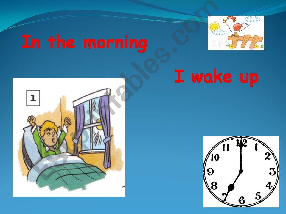 daily routines powerpoint