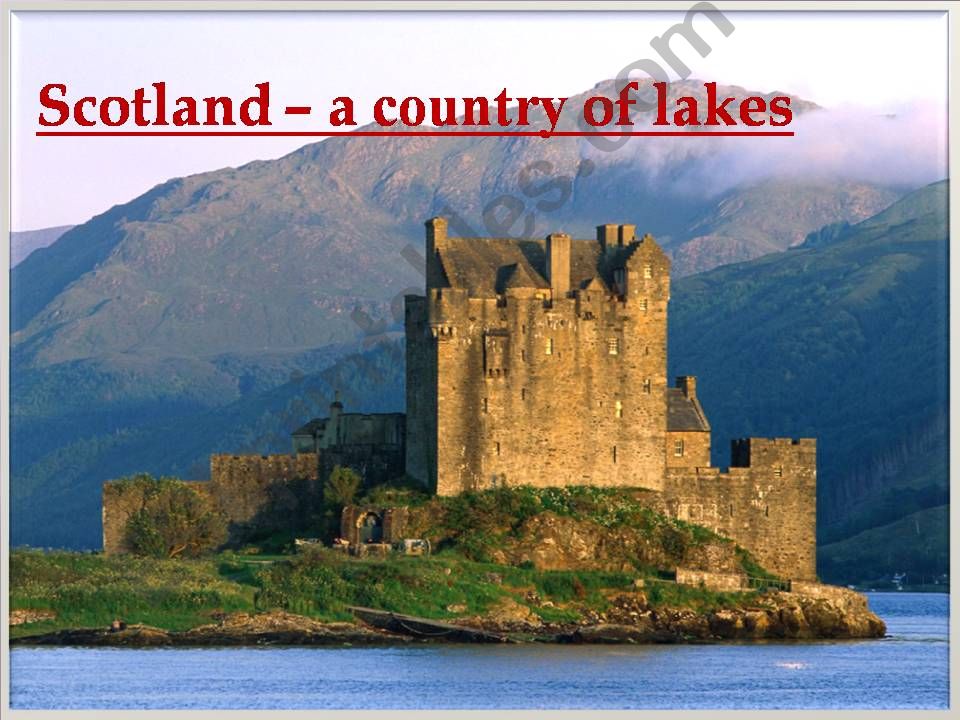 Scotland - the country of lajes